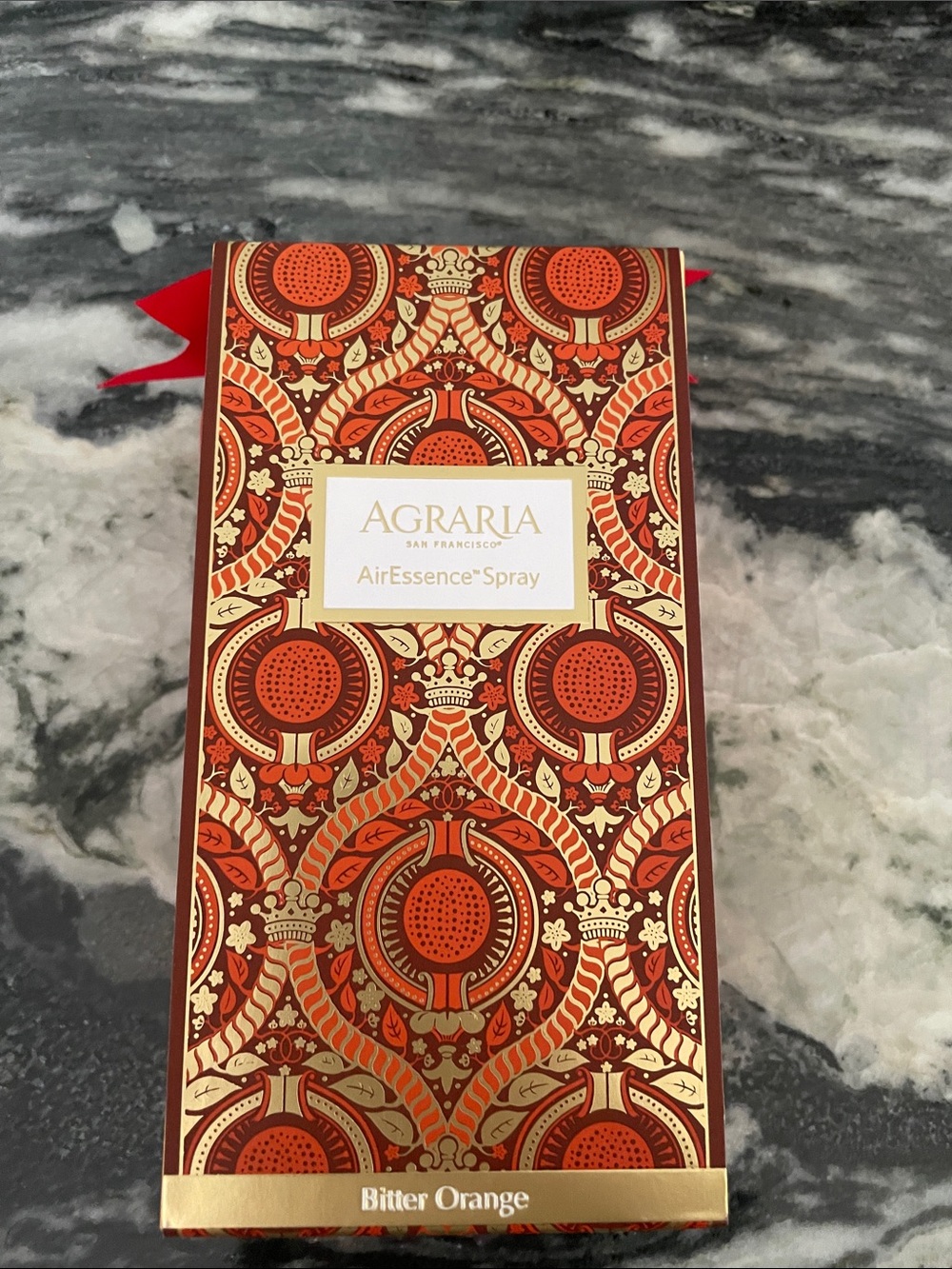 Agraria Bitter Orange AirEssence Spray - Orange and Gold Decorative Box